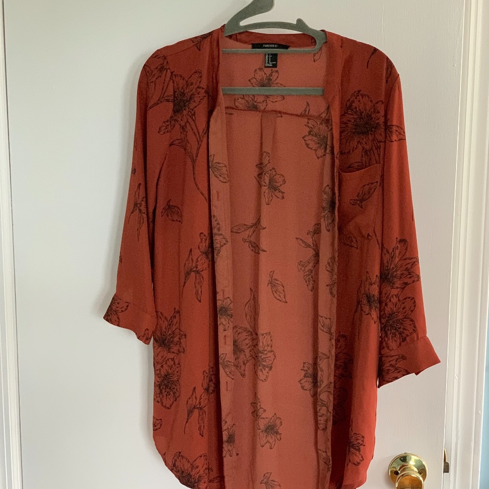 Cover up, lose button down